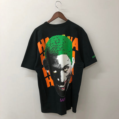 【中古品】【メンズ】 SAPEur サプール HARLEQUIN S/S TEE A0023-470 ハーレクイン ショートスリーブ Tシャツ 半袖 トップス 142-250729-yo-07-fuz サイズ：L カラー：ブラック 万代Net店