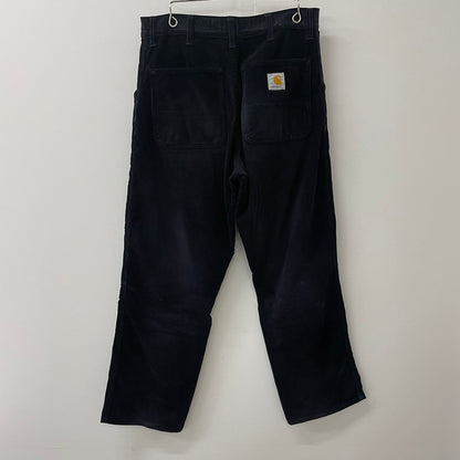 【中古品】【メンズ】 Carhartt WIP カーハート ワークインプログレス SIMPLE PANT IO27217 シンプル パンツ ボトムス コーデユロイパンツ 156-250730-ks-28-tei サイズ：30 カラー：BLACK 万代Net店