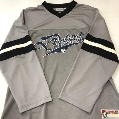 【中古品】【メンズ】 Carhartt WIP カーハート ワークインプログレス L/S DETROIT MESH T-SHIRT I034620 ロングスリーブ デトロイト メッシュ Tシャツ 長袖 トップス 145-250729-yo-18-tei サイズ：S カラー：グレー 万代Net店