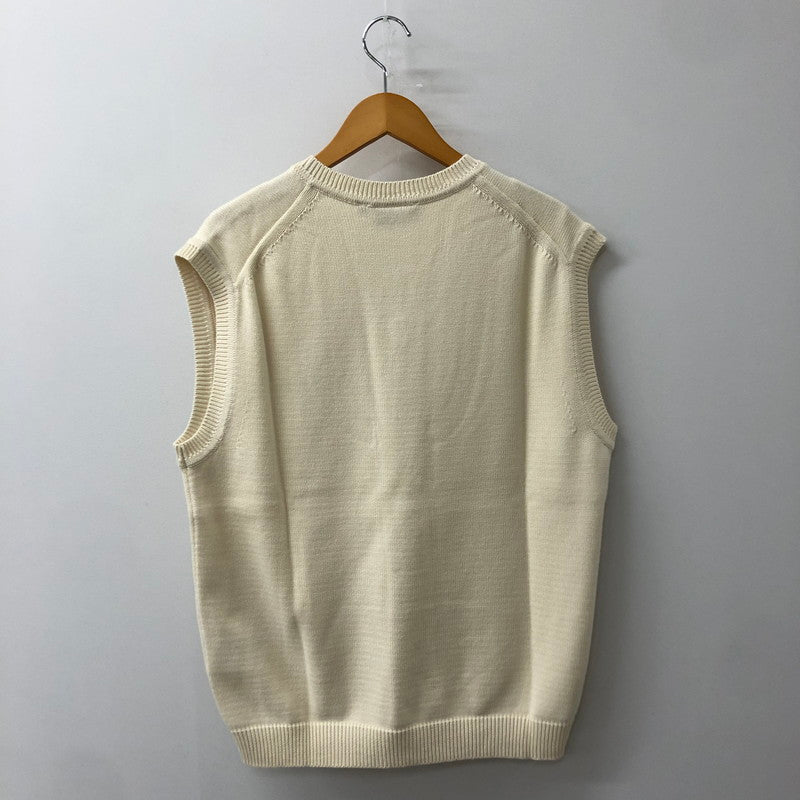 【中古品】【メンズ】 Carhartt WIP カーハート ワークインプログレス S/S ALDUS KNIT VEST A231051 ショートスリーブ アルダス ニット ベスト トップス 145-250729-yo-17-tei サイズ：M カラー：アイボリー 万代Net店
