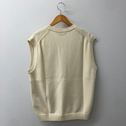 【中古品】【メンズ】 Carhartt WIP カーハート ワークインプログレス S/S ALDUS KNIT VEST A231051 ショートスリーブ アルダス ニット ベスト トップス 145-250729-yo-17-tei サイズ：M カラー：アイボリー 万代Net店
