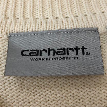 【中古品】【メンズ】 Carhartt WIP カーハート ワークインプログレス S/S ALDUS KNIT VEST A231051 ショートスリーブ アルダス ニット ベスト トップス 145-250729-yo-17-tei サイズ：M カラー：アイボリー 万代Net店