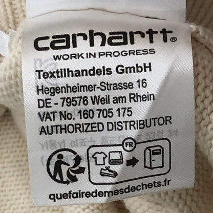 【中古品】【メンズ】 Carhartt WIP カーハート ワークインプログレス S/S ALDUS KNIT VEST A231051 ショートスリーブ アルダス ニット ベスト トップス 145-250729-yo-17-tei サイズ：M カラー：アイボリー 万代Net店