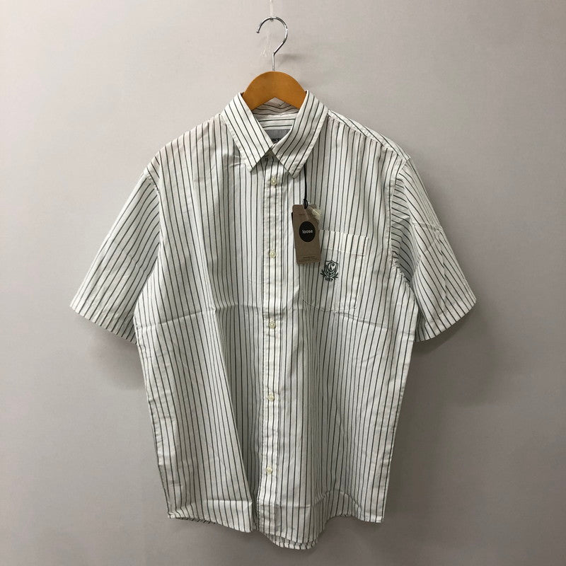 【中古品】【メンズ】 Carhartt WIP カーハート ワークインプログレス S/S LINUS SHIRT I033028 ショートスリーブ ライナス シャツ 半袖 トップス 145-250729-yo-19-tei サイズ：S カラー：Park/White 万代Net店