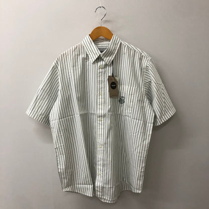 【中古品】【メンズ】 Carhartt WIP カーハート ワークインプログレス S/S LINUS SHIRT I033028 ショートスリーブ ライナス シャツ 半袖 トップス 145-250729-yo-19-tei サイズ：S カラー：Park/White 万代Net店