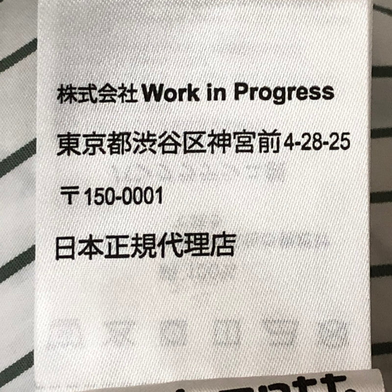 【中古品】【メンズ】 Carhartt WIP カーハート ワークインプログレス S/S LINUS SHIRT I033028 ショートスリーブ ライナス シャツ 半袖 トップス 145-250729-yo-19-tei サイズ：S カラー：Park/White 万代Net店