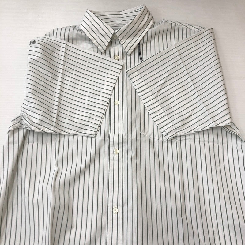 【中古品】【メンズ】 Carhartt WIP カーハート ワークインプログレス S/S LINUS SHIRT I033028 ショートスリーブ ライナス シャツ 半袖 トップス 145-250729-yo-19-tei サイズ：S カラー：Park/White 万代Net店