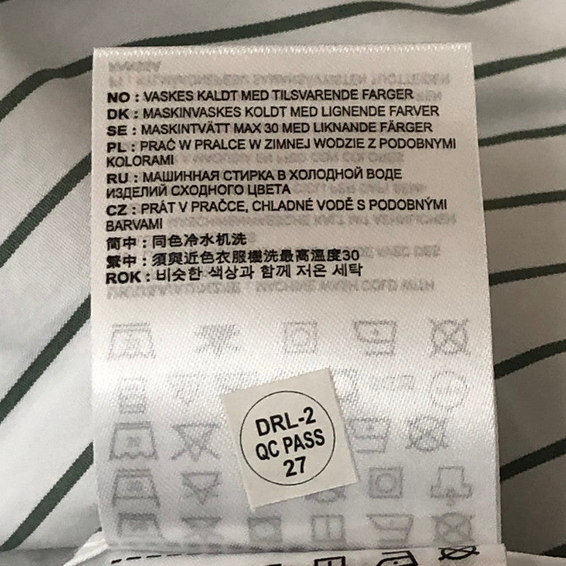 【中古品】【メンズ】 Carhartt WIP カーハート ワークインプログレス S/S LINUS SHIRT I033028 ショートスリーブ ライナス シャツ 半袖 トップス 145-250729-yo-19-tei サイズ：S カラー：Park/White 万代Net店