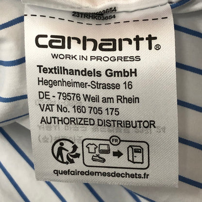 【中古品】【メンズ】 Carhartt WIP カーハート ワークインプログレス S/S LINUS SHIRT I033028 ショートスリーブ ライナス シャツ 半袖 トップス 145-250729-yo-20-tei サイズ：S カラー：Bleach/White 万代Net店