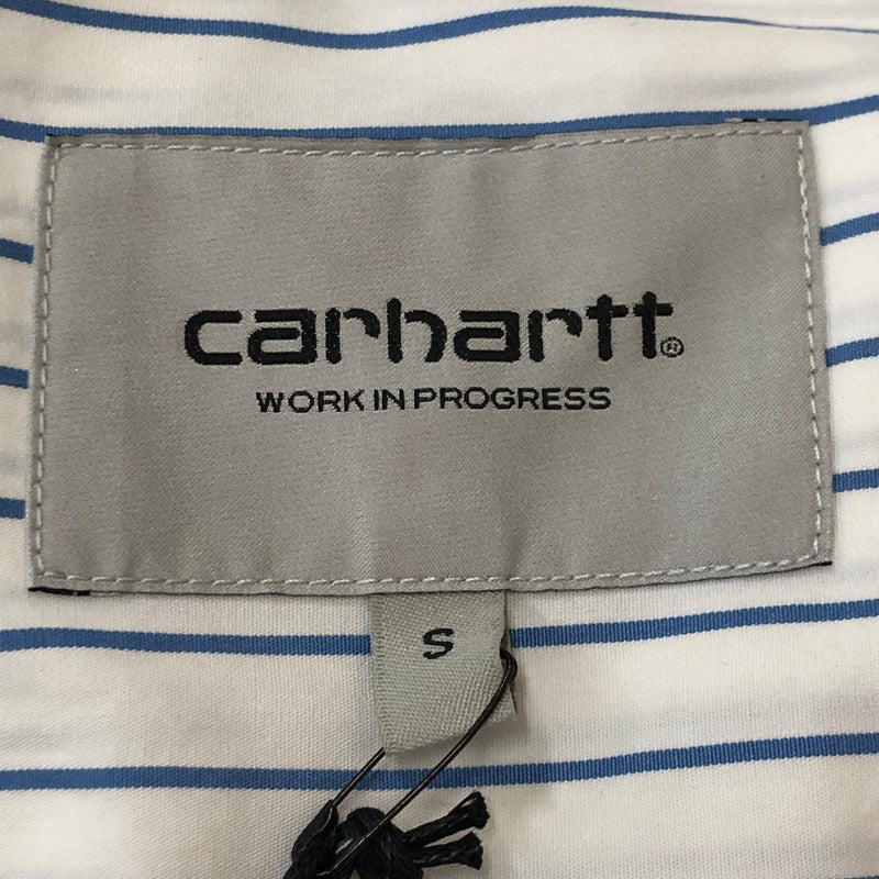 【中古品】【メンズ】 Carhartt WIP カーハート ワークインプログレス S/S LINUS SHIRT I033028 ショートスリーブ ライナス シャツ 半袖 トップス 145-250729-yo-20-tei サイズ：S カラー：Bleach/White 万代Net店