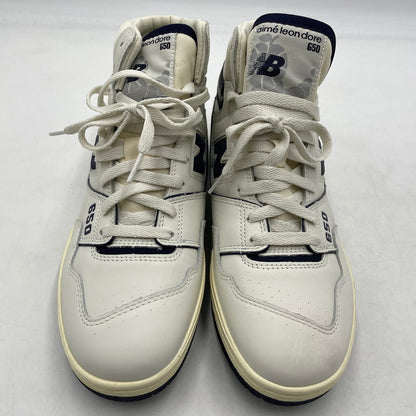 【中古品】【メンズ】 NEW BALANCE ニューバランス × AIME LEON DORE エメ レオン ドレ 別注コラボ BB650RD1 スニーカー 靴 シューズ 162-260904-yo-05-teih サイズ：29cm カラー：ホワイト×ネイビー 万代Net店