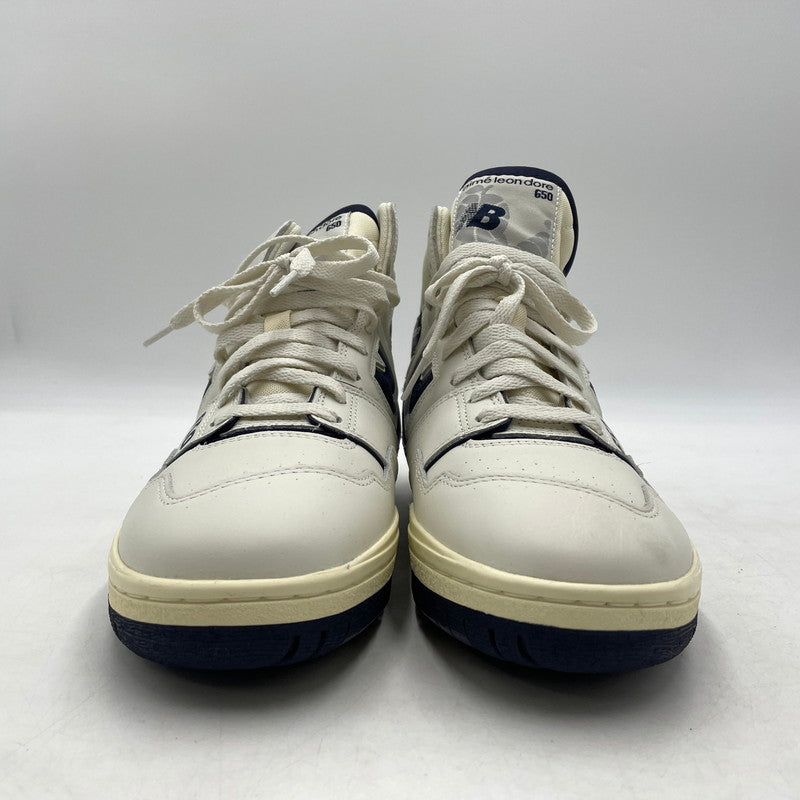 【中古品】【メンズ】 NEW BALANCE ニューバランス × AIME LEON DORE エメ レオン ドレ 別注コラボ BB650RD1 スニーカー 靴 シューズ 162-260904-yo-05-teih サイズ：29cm カラー：ホワイト×ネイビー 万代Net店
