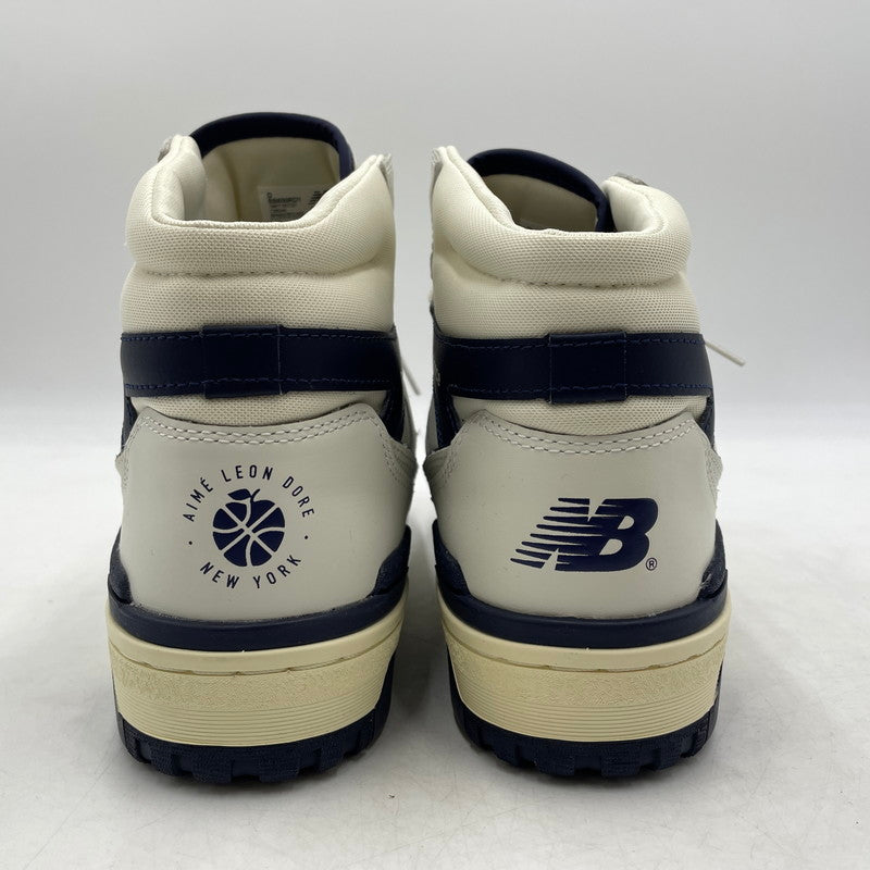 【中古品】【メンズ】 NEW BALANCE ニューバランス × AIME LEON DORE エメ レオン ドレ 別注コラボ BB650RD1 スニーカー 靴 シューズ 162-260904-yo-05-teih サイズ：29cm カラー：ホワイト×ネイビー 万代Net店