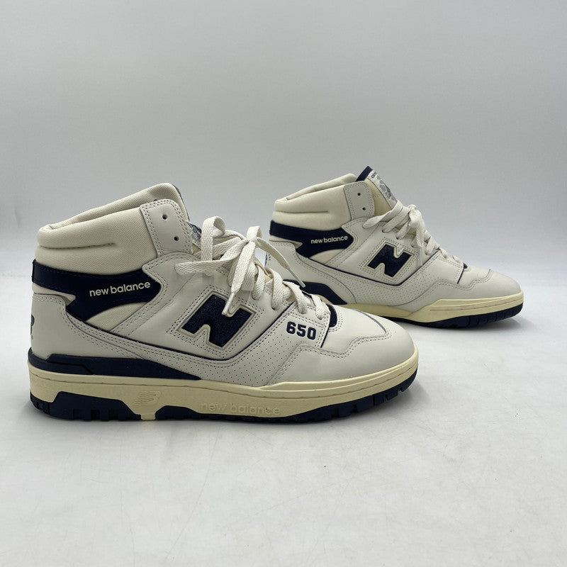 【中古品】【メンズ】 NEW BALANCE ニューバランス × AIME LEON DORE エメ レオン ドレ 別注コラボ BB650RD1 スニーカー 靴 シューズ 162-260904-yo-05-teih サイズ：29cm カラー：ホワイト×ネイビー 万代Net店