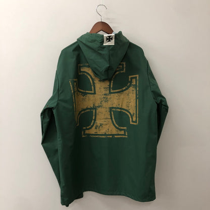 【中古品】【メンズ】 LINC リンク NYLON SNAP PARKER JACKET ナイロン スナップ パーカー ジャケット ライトアウター 147-250804-ts-08-tei サイズ：XL カラー：グリーン 万代Net店