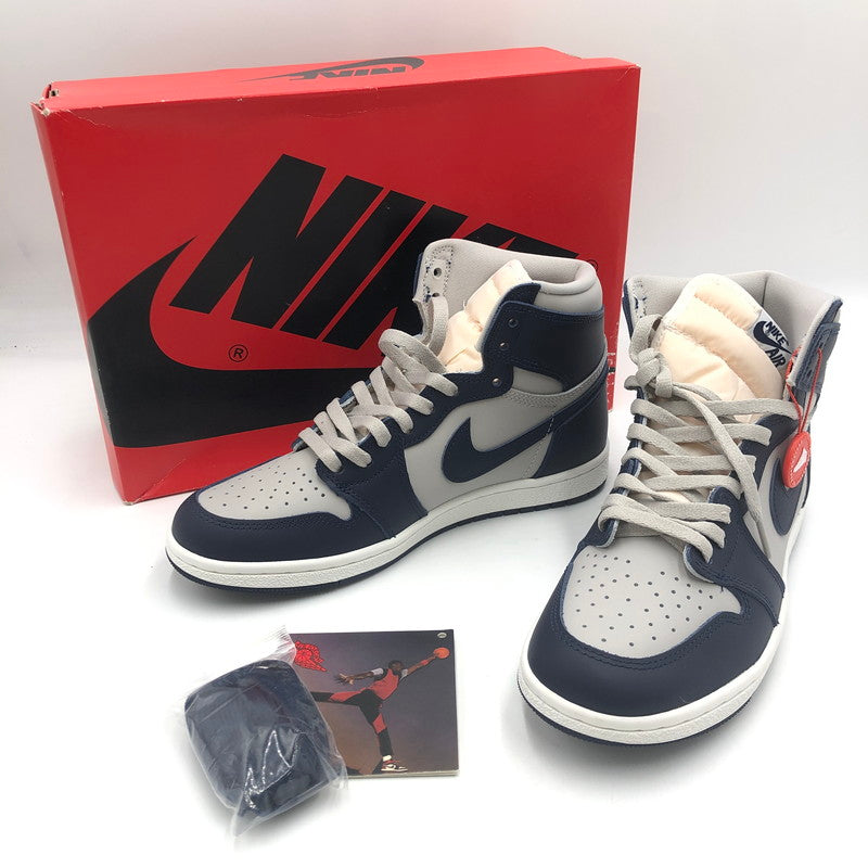 【中古美品】【メンズ】 NIKE ナイキ AIR JORDAN 1 HIGH 85 GEORGETOWN BQ4422-400 エアジョーダン1 ハイ 85 ジョージタウン スニーカー 靴 160-250813-yo-13-tei カラー：COLLEGE NAVY/SUMMIT WHITE 万代Net店