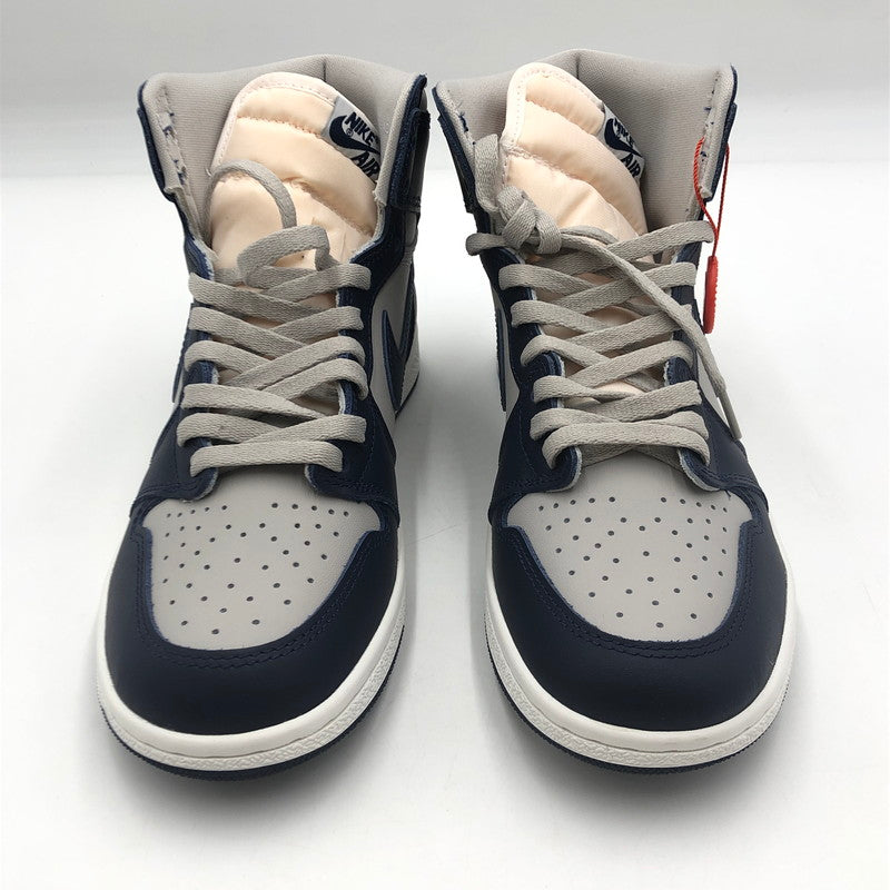【中古美品】【メンズ】 NIKE ナイキ AIR JORDAN 1 HIGH 85 GEORGETOWN BQ4422-400 エアジョーダン1 ハイ 85 ジョージタウン スニーカー 靴 160-250813-yo-13-tei カラー：COLLEGE NAVY/SUMMIT WHITE 万代Net店