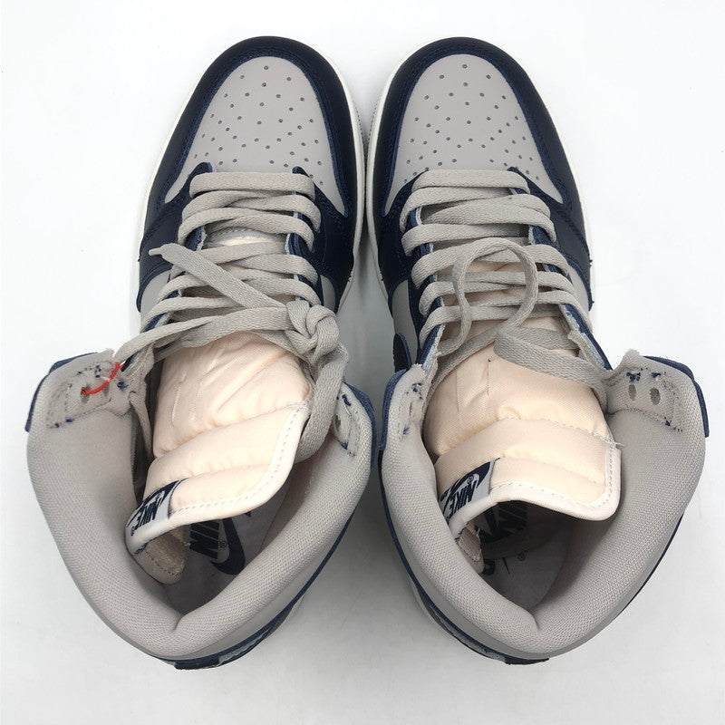 【中古美品】【メンズ】 NIKE ナイキ AIR JORDAN 1 HIGH 85 GEORGETOWN BQ4422-400 エアジョーダン1 ハイ 85 ジョージタウン スニーカー 靴 160-250813-yo-13-tei カラー：COLLEGE NAVY/SUMMIT WHITE 万代Net店