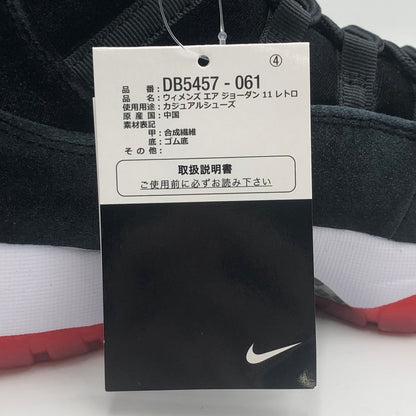 【未使用品】【メンズ】 NIKE ナイキ WMNS AIR JORDAN 11 RETORO BRED VELVET DB5457-061 ウィメンズ エアジョーダン11 レトロ ブレッド ベルベット スニーカー 靴 160-250813-yo-05-tei カラー：BLACK/GYM RED-WHITE 万代Net店