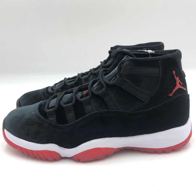 【未使用品】【メンズ】 NIKE ナイキ WMNS AIR JORDAN 11 RETORO BRED VELVET DB5457-061 ウィメンズ エアジョーダン11 レトロ ブレッド ベルベット スニーカー 靴 160-250813-yo-05-tei カラー：BLACK/GYM RED-WHITE 万代Net店