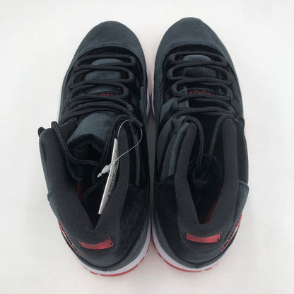 【未使用品】【メンズ】 NIKE ナイキ WMNS AIR JORDAN 11 RETORO BRED VELVET DB5457-061 ウィメンズ エアジョーダン11 レトロ ブレッド ベルベット スニーカー 靴 160-250813-yo-05-tei カラー：BLACK/GYM RED-WHITE 万代Net店