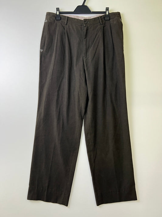 【中古品】【メンズ】 PAPAS パパス 80-90S 初期タグ スラックス ボトムス パンツ ヴィンテージ フランネル 158-260921-AS-31-hon サイズ：52/LL カラー：ブラウン 万代Net店