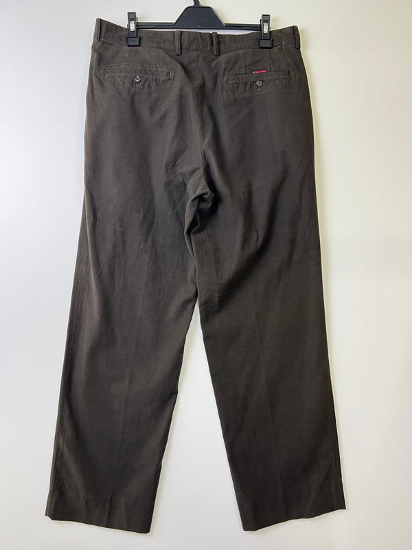 【中古品】【メンズ】 PAPAS パパス 80-90S 初期タグ スラックス ボトムス パンツ ヴィンテージ フランネル 158-260921-AS-31-hon サイズ：52/LL カラー：ブラウン 万代Net店