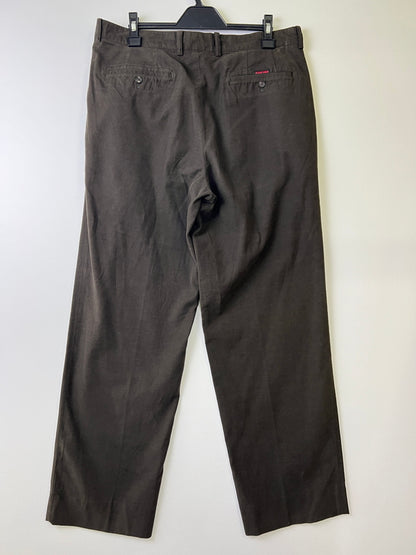 【中古品】【メンズ】 PAPAS パパス 80-90S 初期タグ スラックス ボトムス パンツ ヴィンテージ フランネル 158-260921-AS-31-hon サイズ：52/LL カラー：ブラウン 万代Net店