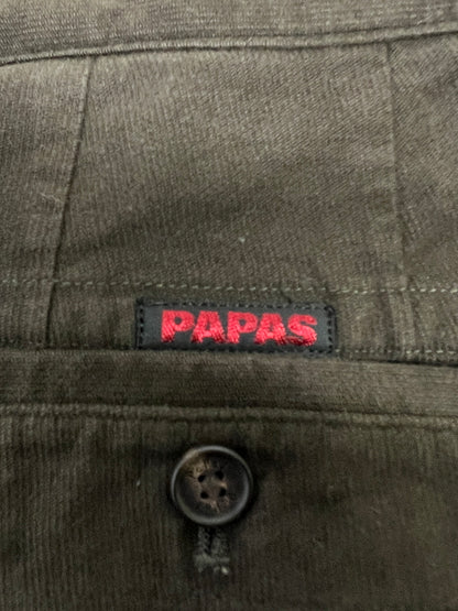 【中古品】【メンズ】 PAPAS パパス 80-90S 初期タグ スラックス ボトムス パンツ ヴィンテージ フランネル 158-260921-AS-31-hon サイズ：52/LL カラー：ブラウン 万代Net店