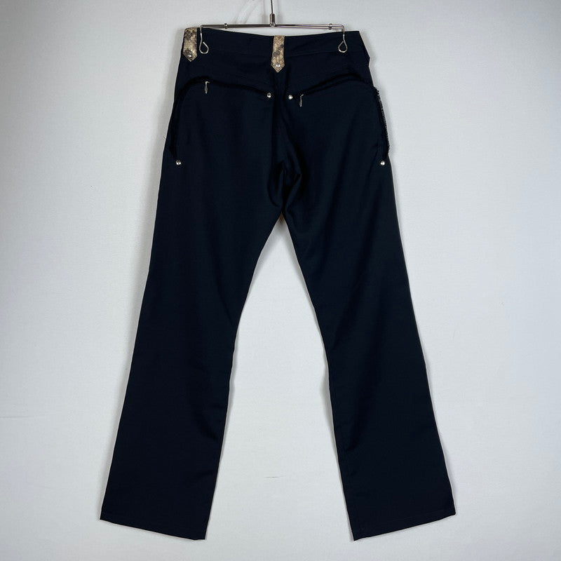 【中古品】【メンズ】 KOHSHIN SATOH コウシン サトウ 90's SLACKS 90年代 スラックス ボトムス 151-620618-sa-03-tei サイズ：M カラー：ブラック 万代Net店