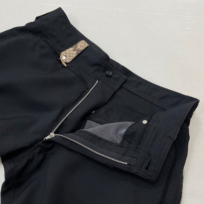 【中古品】【メンズ】 KOHSHIN SATOH コウシン サトウ 90's SLACKS 90年代 スラックス ボトムス 151-620618-sa-03-tei サイズ：M カラー：ブラック 万代Net店