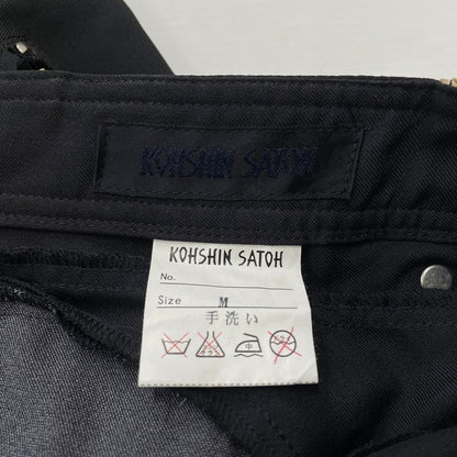 【中古品】【メンズ】 KOHSHIN SATOH コウシン サトウ 90's SLACKS 90年代 スラックス ボトムス 151-620618-sa-03-tei サイズ：M カラー：ブラック 万代Net店