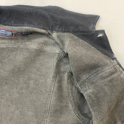 【中古品】【メンズ】 DIESEL ディーゼル ELSHAR SWEAT DENIM TRUCKER SHIRT エルシャール スウェット デニム トラッカー シャツ 長袖 トップス 141-250730-ks-09-tei サイズ：S カラー：ブラック 万代Net店