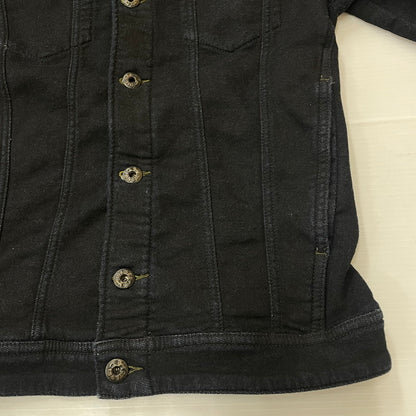 【中古品】【メンズ】 DIESEL ディーゼル ELSHAR SWEAT DENIM TRUCKER SHIRT エルシャール スウェット デニム トラッカー シャツ 長袖 トップス 141-250730-ks-09-tei サイズ：S カラー：ブラック 万代Net店