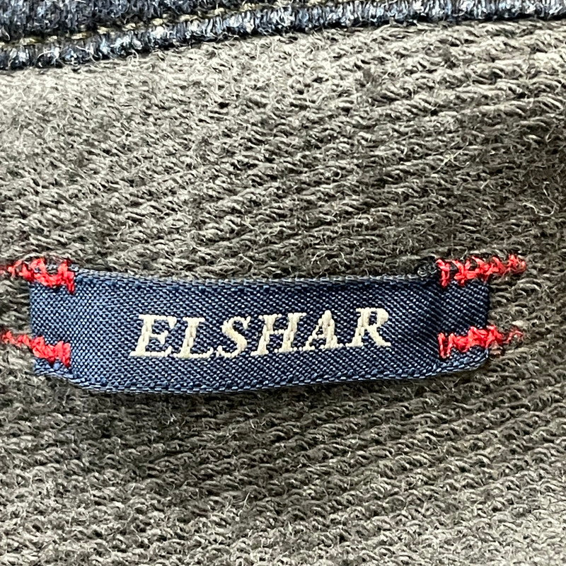 【中古品】【メンズ】 DIESEL ディーゼル ELSHAR SWEAT DENIM TRUCKER SHIRT エルシャール スウェット デニム トラッカー シャツ 長袖 トップス 141-250730-ks-09-tei サイズ：S カラー：ブラック 万代Net店