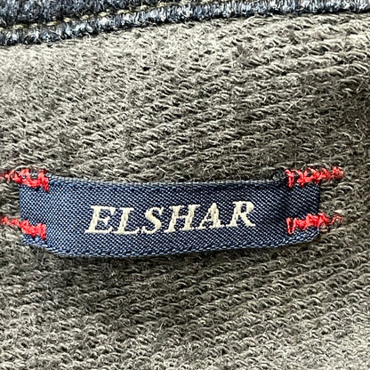 【中古品】【メンズ】 DIESEL ディーゼル ELSHAR SWEAT DENIM TRUCKER SHIRT エルシャール スウェット デニム トラッカー シャツ 長袖 トップス 141-250730-ks-09-tei サイズ：S カラー：ブラック 万代Net店