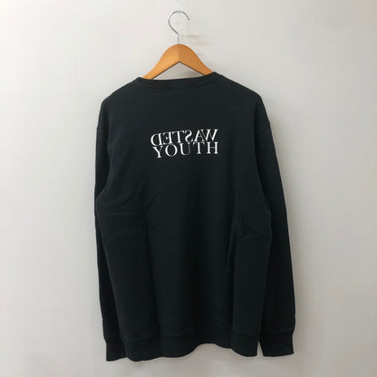【中古品】【メンズ】 × WESTED YOUTH ウェステッドユース 別注 コラボ PHOTO PRINT SWEAT SHIRT UCV9807 フォトプリント スウェット シャツ 長袖 トップス トレーナー 140-250729-yo-03-fuzh サイズ：3 カラー：ブラック 万代Net店