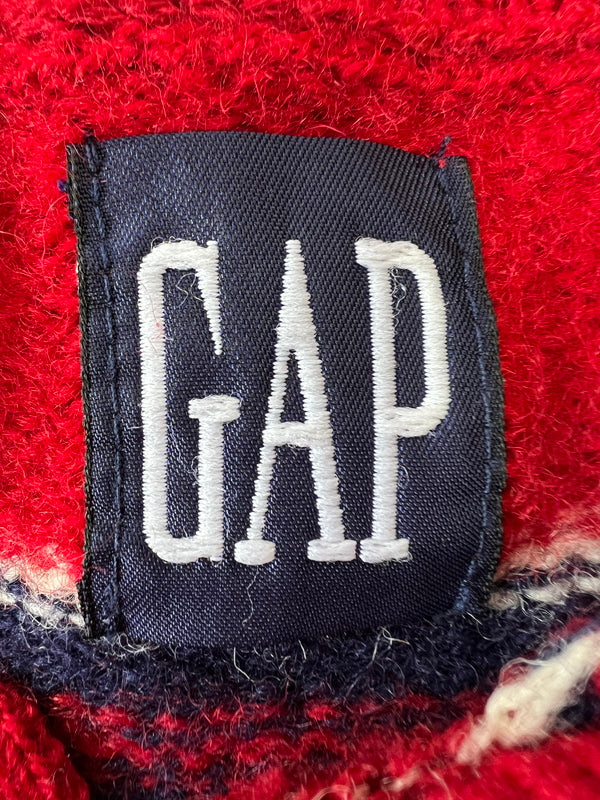 【中古品】【メンズ】 OLD GAP オールドギャップ 90’S ボーダーニット ハーフボタン ヴィンテージ 147-260921-AS-11-hon サイズ：L カラー：マルチカラー 万代Net店