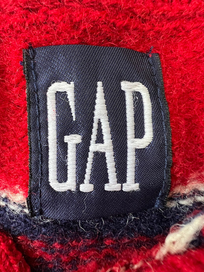 【中古品】【メンズ】 OLD GAP オールドギャップ 90’S ボーダーニット ハーフボタン ヴィンテージ 147-260921-AS-11-hon サイズ：L カラー：マルチカラー 万代Net店