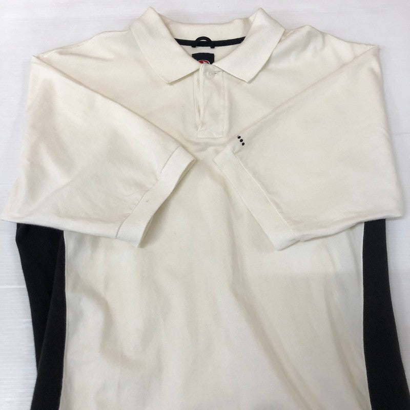 【中古品】【メンズ】 NIKE ナイキ 90’s TIGER WOODS GOLF POLO SHIRT S9-FET 90年代 タイガーウッズ ゴルフ ポロシャツ 半袖 トップス 148-251125-yo-19-tei サイズ：L カラー：ホワイト 万代Net店