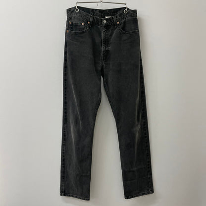 【中古品】【メンズ】 Levi's リーバイス 00’s 505 DENIM PANT 00505-0260 00年代 505 デニムパンツ ボトムス ジーンズ 後染め ボタン裏刻印 977 156-250730-ks-30-fuz サイズ：34 カラー：ブラック 万代Net店