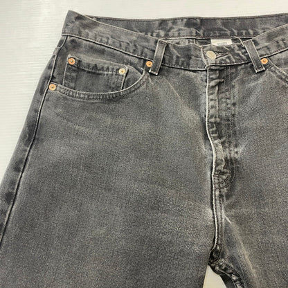 【中古品】【メンズ】 Levi's リーバイス 00’s 505 DENIM PANT 00505-0260 00年代 505 デニムパンツ ボトムス ジーンズ 後染め ボタン裏刻印 977 156-250730-ks-30-fuz サイズ：34 カラー：ブラック 万代Net店