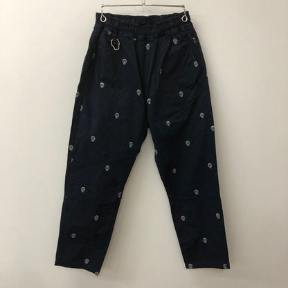【中古品】【メンズ】 PUNK DRUNKERS パンクドランカーズ 23AW あいつ刺繍 総柄 パンツ PDS-23167 ボトムス 153-250801-KS-14-tei サイズ：S カラー：ネイビー 万代Net店