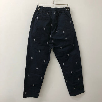 【中古品】【メンズ】 PUNK DRUNKERS パンクドランカーズ 23AW あいつ刺繍 総柄 パンツ PDS-23167 ボトムス 153-250801-KS-14-tei サイズ：S カラー：ネイビー 万代Net店