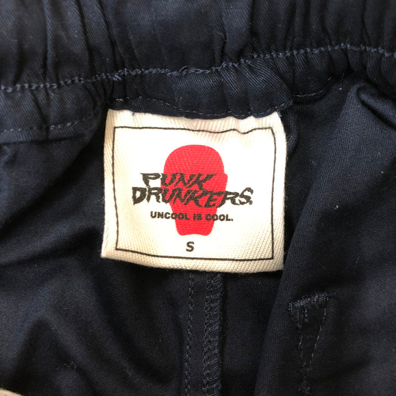 【中古品】【メンズ】 PUNK DRUNKERS パンクドランカーズ 23AW あいつ刺繍 総柄 パンツ PDS-23167 ボトムス 153-250801-KS-14-tei サイズ：S カラー：ネイビー 万代Net店