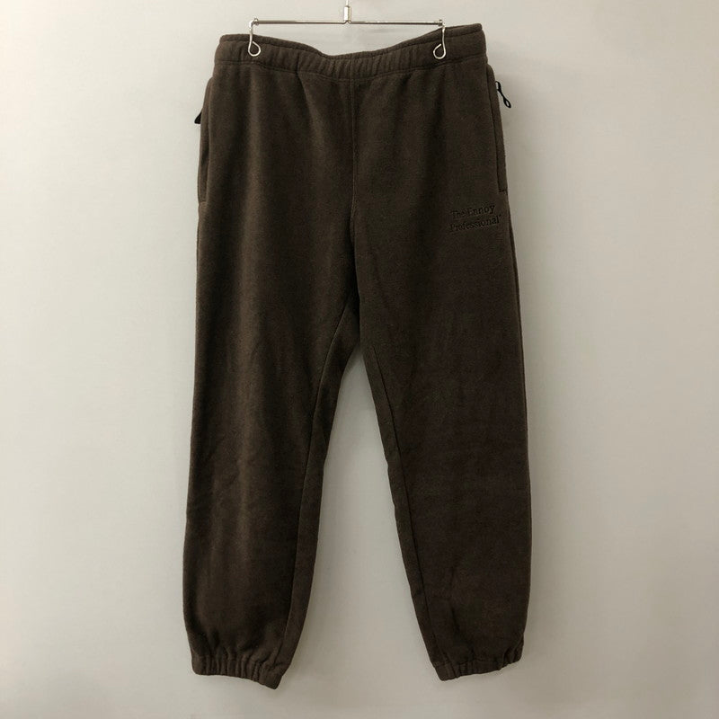【中古品】【メンズ】 THE ENNOY PROFESSIONAL ザ エンノイ プロフェッショナル 23AW CITY FLEECE PANTS AW23BRENPT01LP シティ フリース パンツ ボトムス 151-250730-ks-03-fuz サイズ：L カラー：ブラウン 万代Net店