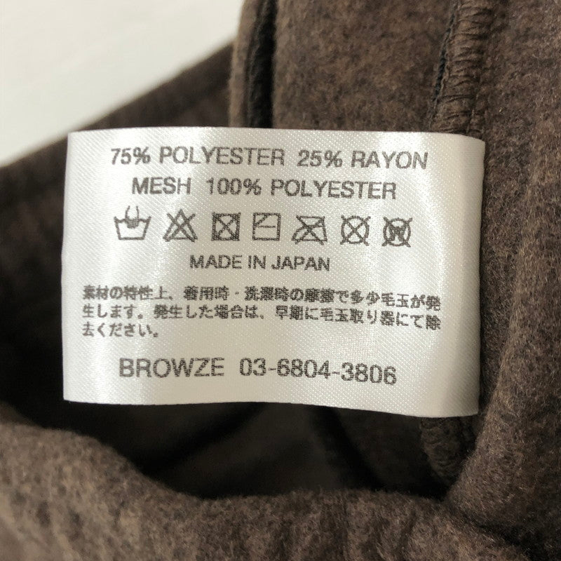 【中古品】【メンズ】 THE ENNOY PROFESSIONAL ザ エンノイ プロフェッショナル 23AW CITY FLEECE PANTS AW23BRENPT01LP シティ フリース パンツ ボトムス 151-250730-ks-03-fuz サイズ：L カラー：ブラウン 万代Net店