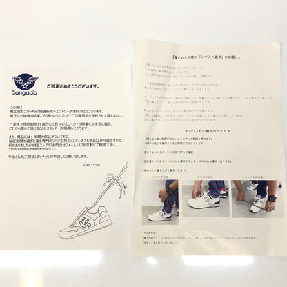 【中古品】【メンズ】 SANGACIO サンガッチョ にゅ～ず ローカットスニーカー 靴 シューズ 166-260904-AS-12-hon サイズ：27cm カラー：ブラック 万代Net店