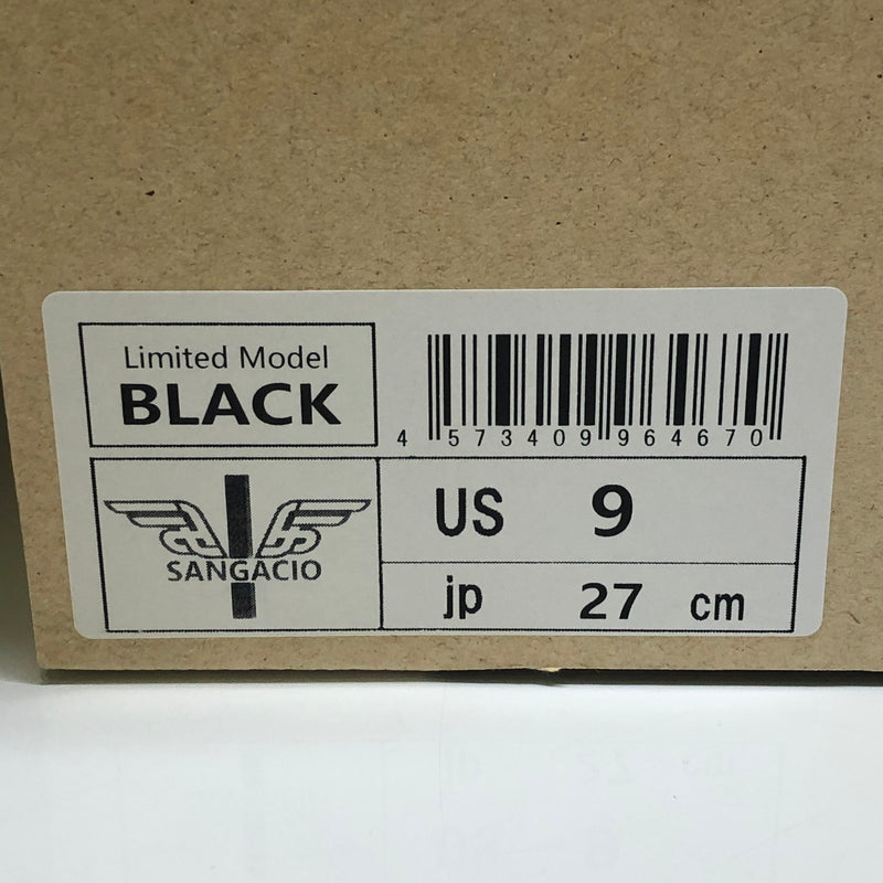 【中古品】【メンズ】 SANGACIO サンガッチョ にゅ～ず ローカットスニーカー 靴 シューズ 166-260904-AS-12-hon サイズ：27cm カラー：ブラック 万代Net店