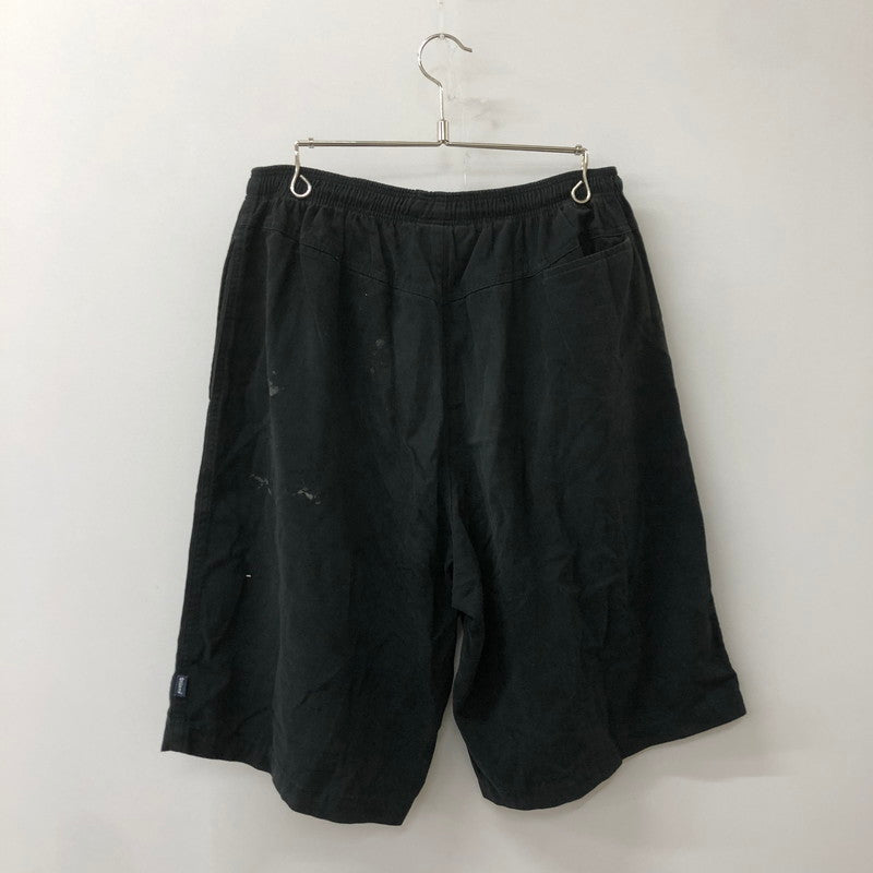 【現状渡し品】【メンズ】 STUSSY ステューシー 90’s COTTON SHORT PANTS 90年代 コットン ショートパンツ ボトムス ショーツ ハーフパンツ USA製 153-250801-KS-10-tei サイズ：L カラー：ブラック/チャコール 万代Net店